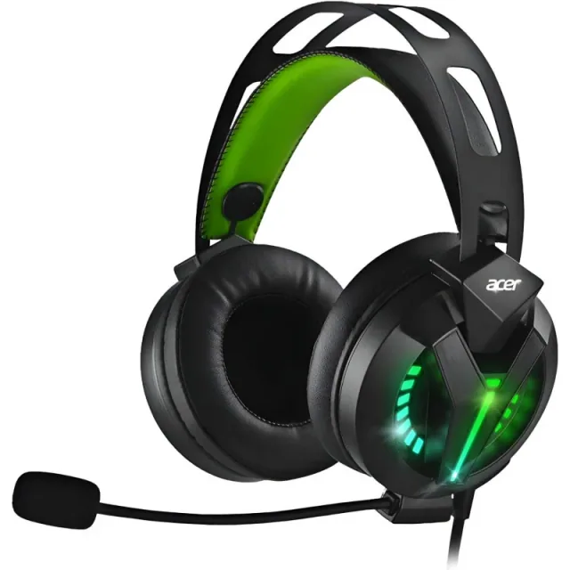Acer Cuffie Over-Ear Filo Gaming RGB +Mic USB-A Colossal GH1200