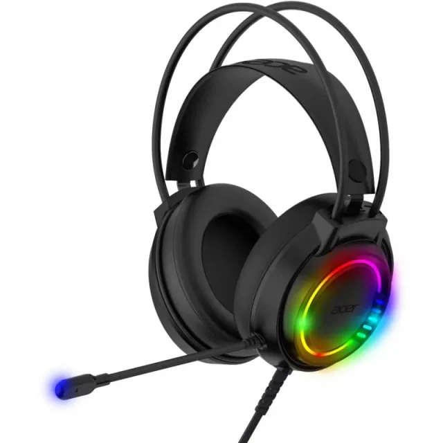 Acer Cuffie Over-Ear Filo Gaming +Mic 3.5mm+USB-A Laser GH1600
