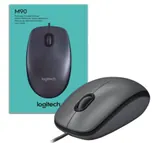 Logitech Mouse con Filo Wired USB-A Ottico M90 Black
