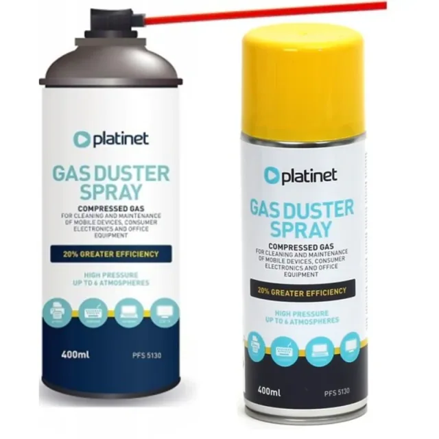 Platinet Spray ad Aria Compressa 400ml per Pulizia e Mantenimento (Infiammabile)