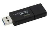 Kingston Pendrive DataTraveler 100 – 128GB, USB 3.1/3.0/2.0, Design Compatto, Trasferimento Veloce, Retrocompatibile