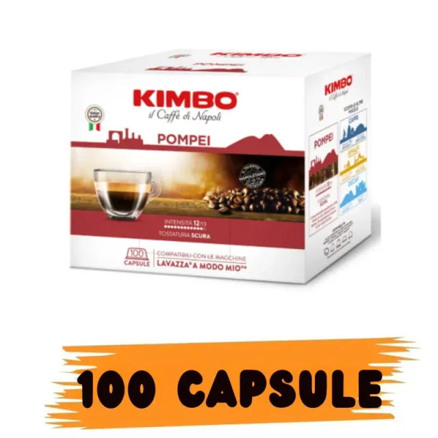 Kimbo Caffe Capsule A Modo Mio Pompei 100pz
