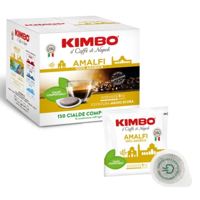 Kimbo Caffe Cialde 44mmAmalfi 150pz
