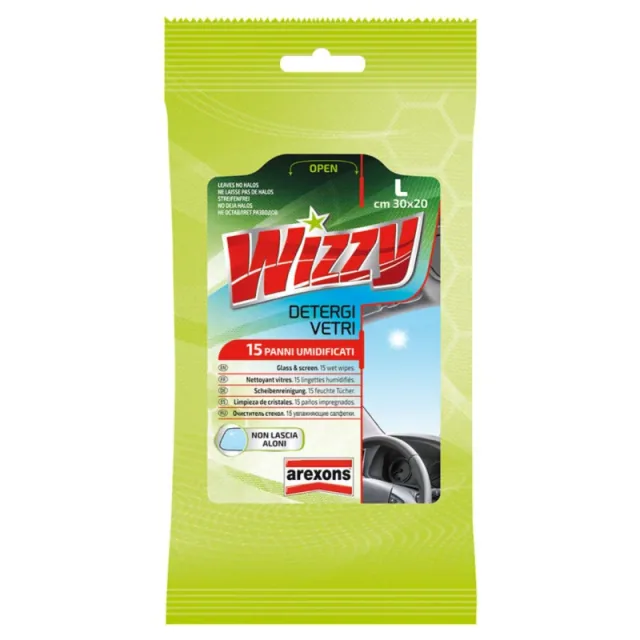 AREXONS PANNI UMIDIFICATI PER VETRI WIZZY