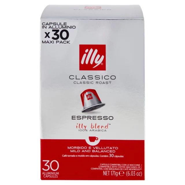 ILLY Capsule Compatibili Nespresso 3 Conf. Da 10 Gusto Classico