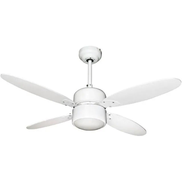 Zephir Ventilatore Soffitto 4 Pale +Lampada ZFR4107B