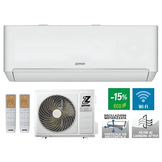 Zephir 8019101728937 condizionatore fisso Condizionatore unità interna Bianco