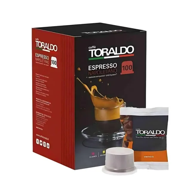 Toraldo Caffe Capsule Uno System Cremosa 100pz