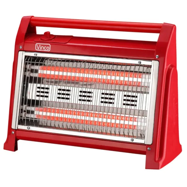 Vinco Stufa da Terra alQuarzo LX-2830S Red 1200W 70157