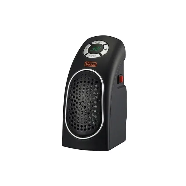 Vinco Mini Stufa Ceramica per presa a Muro Schuko 400W 70159
