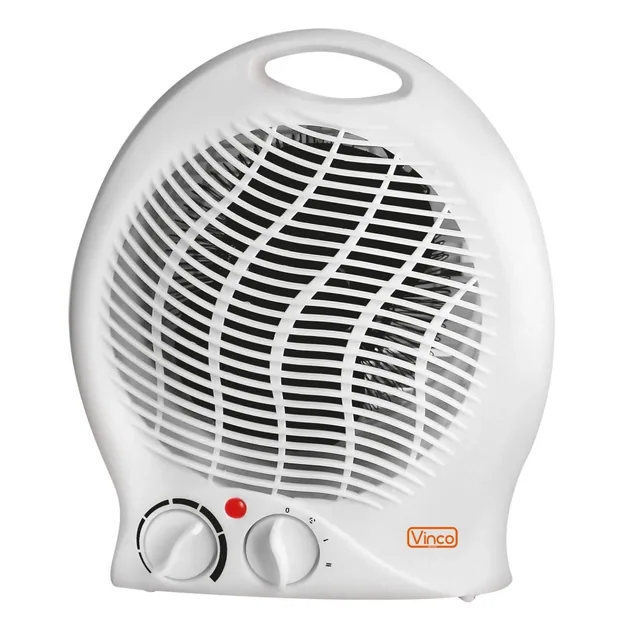 VINCO COD.70304 Caldobagno 2000W Stufetta Termoventilatore - Bianco