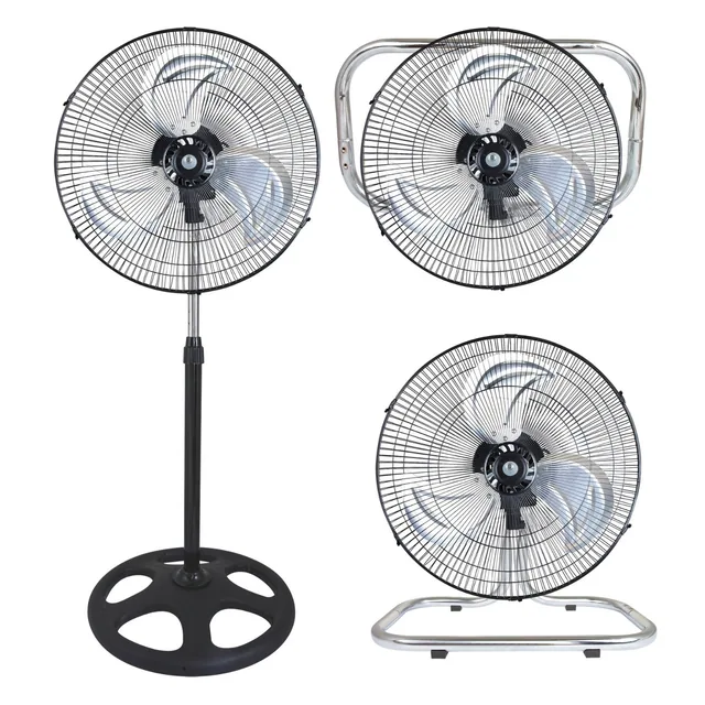 Vinco Ventilatore Parete/Terra/Piantana 3 Pale D.45cm Altezza 160cm 90W 70718