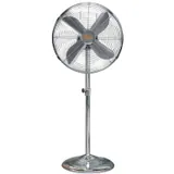 Vinco Ventilatore a Piantana Cromato 4 Pale D.50cm Altezza 150cm 90W 70719