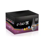 Pop Caffè E-tuo Deciso 100 Capsule Compatibili Lui E Fiorfiore