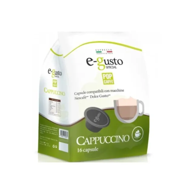 Pop Infuso Capsule Dolce Gusto e-Gusto Cappuccino 16pz
