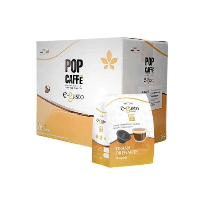 Pop Infuso Capsule Dolce Gusto e-Gusto Tisana Drenante 96pzm