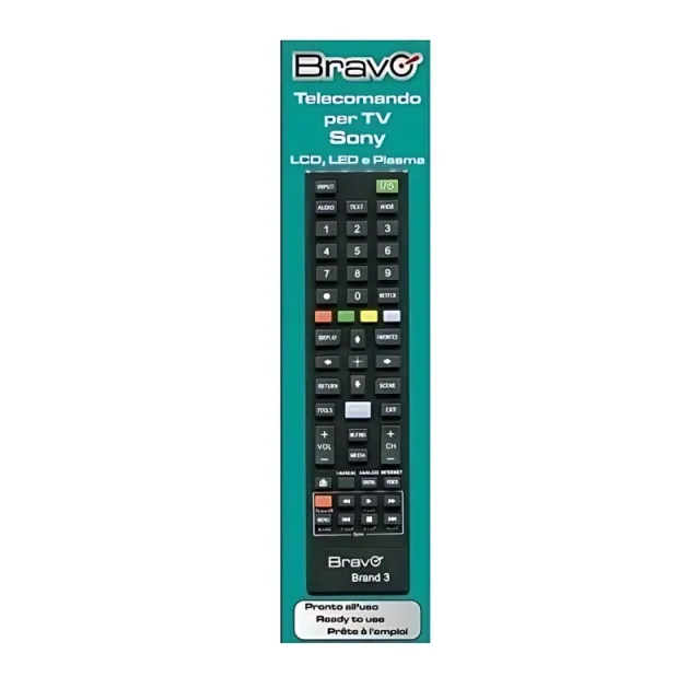 Bravo Telecomando Sony Lcd Led Plasma e Smart TV Brand 3