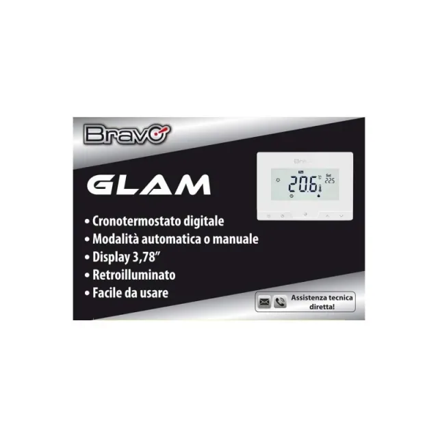 Bravo Cronotermostato Digitale Glam