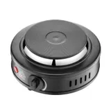 DCG Eltronic EKP2418 piano cottura Nero, Bianco Superficie piana Piastra sigillata 1 Fornello