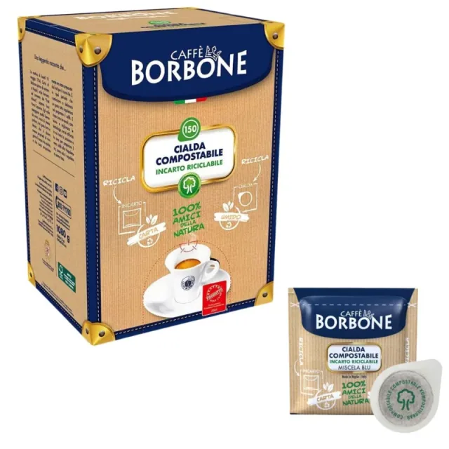 Borbone Caffe Cialde 44mm Blu 150pz PRO