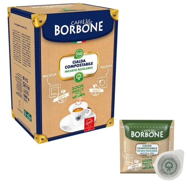 Borbone Caffe Cialde 44mm Dek 150pz PRO