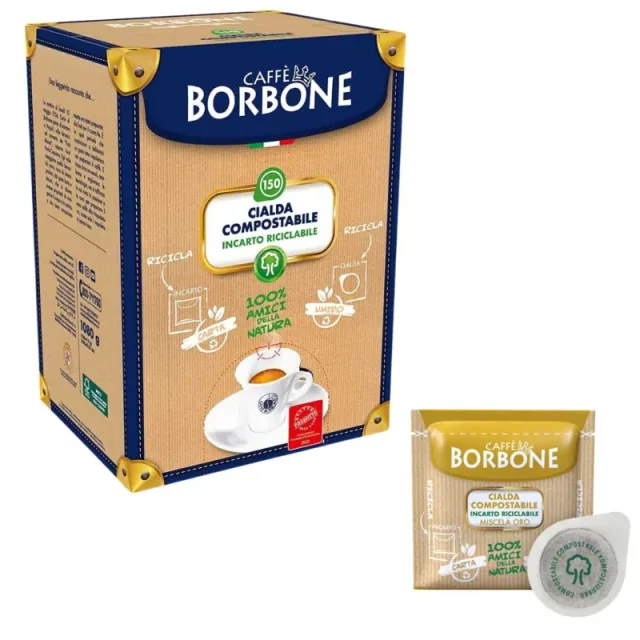 Borbone Caffe Cialde 44mm Oro 150pz PRO