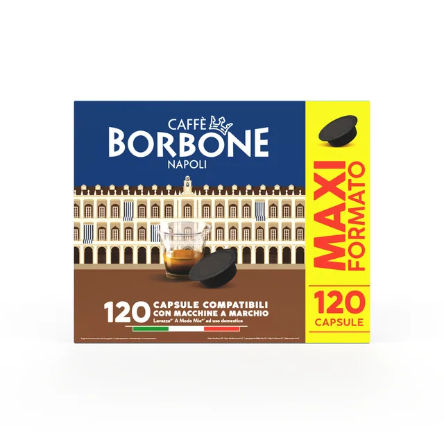 Borbone Box Capsule Comp. A Modo Mio Miscela Nobile (Blu)