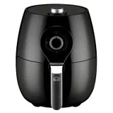 DCG Eltronic FR3505 Friggitrice Ad Aria 5,2L 1300W 200° Max Nero,Argento