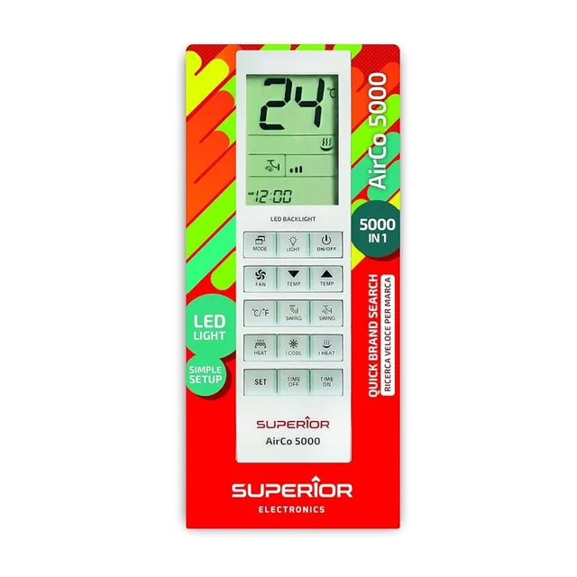 Superior Telecomando Universale Condizionatori Airco 5000 In 1