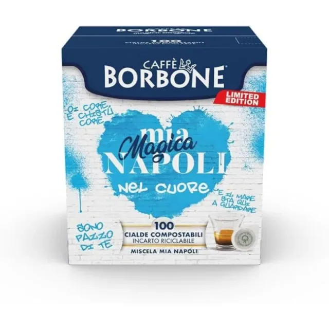 Borbone Caffe Cialde 44mm Mia Magica Napoli 100pz PRO