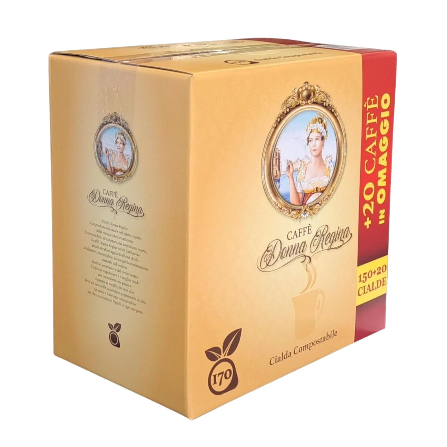 Borbone Caffe Cialde 44mm Donna Regina Forte 2Cnf/170pz 340pz