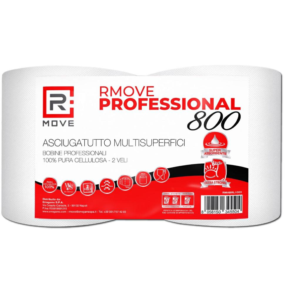 RMove Bobina Doppia ProAB24 800 2Veli Pura Cellulosa