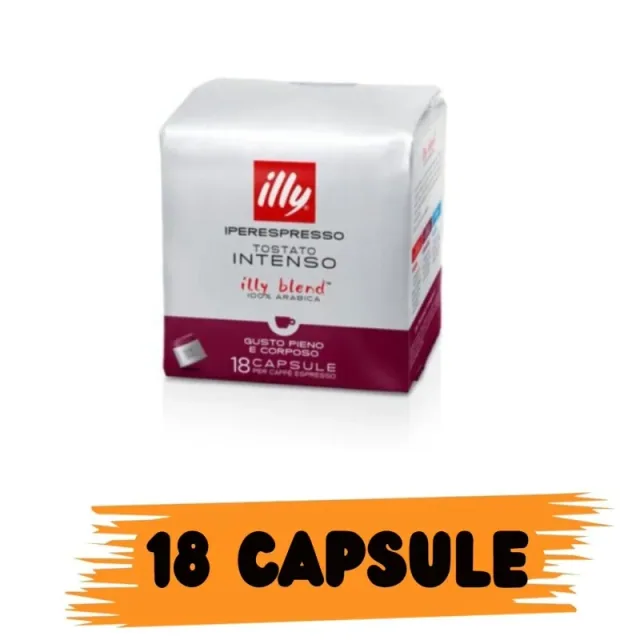 Illy Caffe Capsule Iperespresso Intenso 18pz
