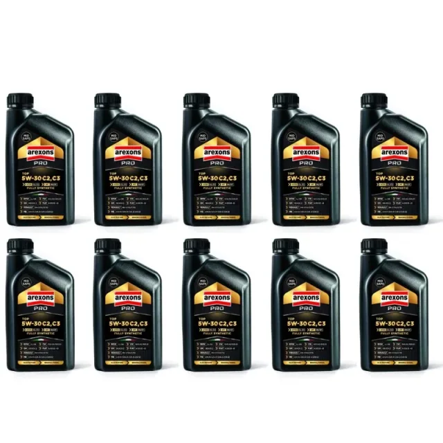 Arexons Olio Motore PRO5W-30 C2/C3 B+D F.Syn. 10Cnf/1l 10l