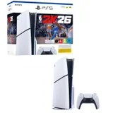 Sony Playstation 5 Ps5 Slim Disc 1tb White + NBA 2K26 ITA