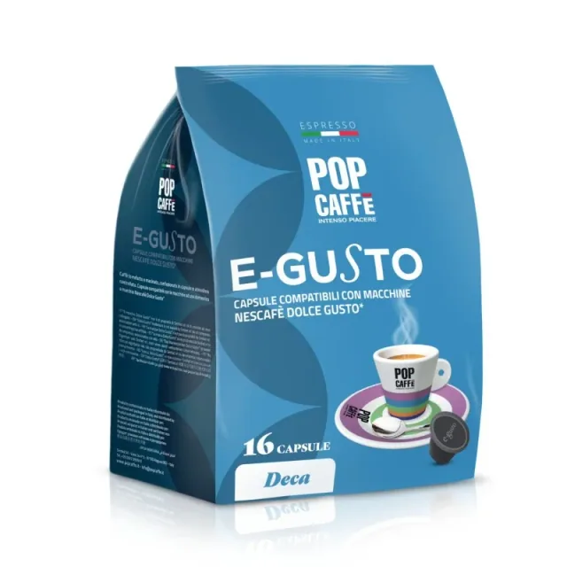 Pop Caffe Capsule DolceGusto e-Gusto Dek 16pz