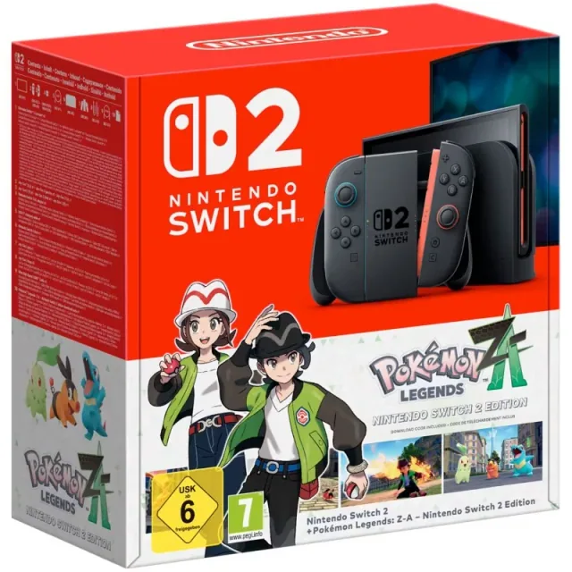 Switch2 Console Black +Leggende Pokemon Z-A