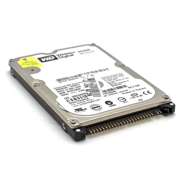Western Digital Hard Disk HDD 2,5" ATA-100 da 80 GB – 5400 RPM, Modello WD800 per Notebook