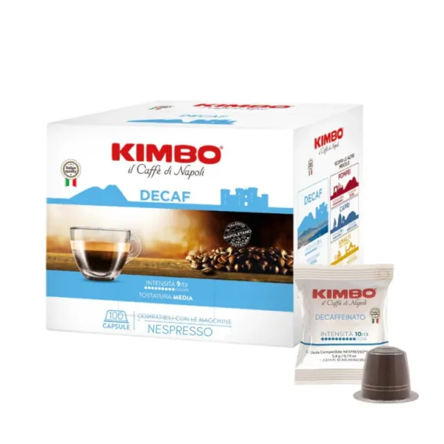 Kimbo Caffe Capsule Nespresso Dek 100pz