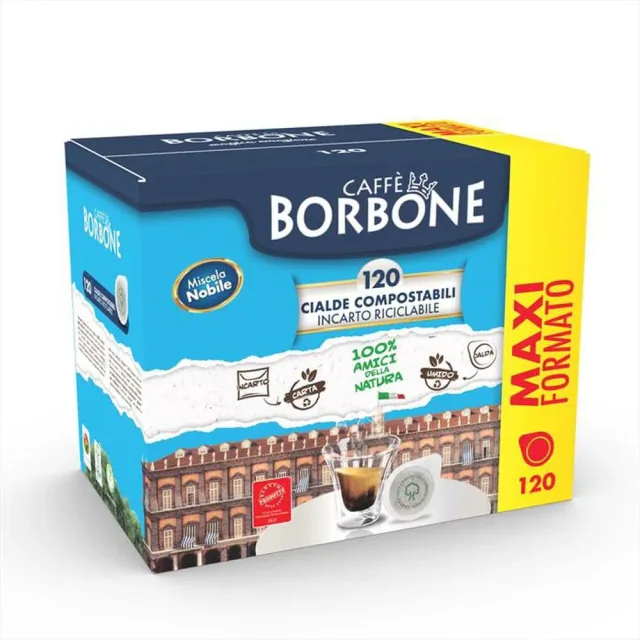 Borbone Caffe Cialde 44mm Blu 120pz PAL