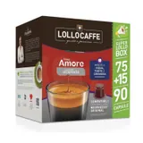 90pz (75+15) Lollo Caffè Capsule Nespresso Amore Assoluto