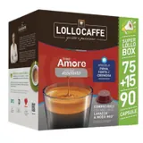 90pz (75+15) Lollo Caffè Capsule A Modo Mio Amore Assoluto
