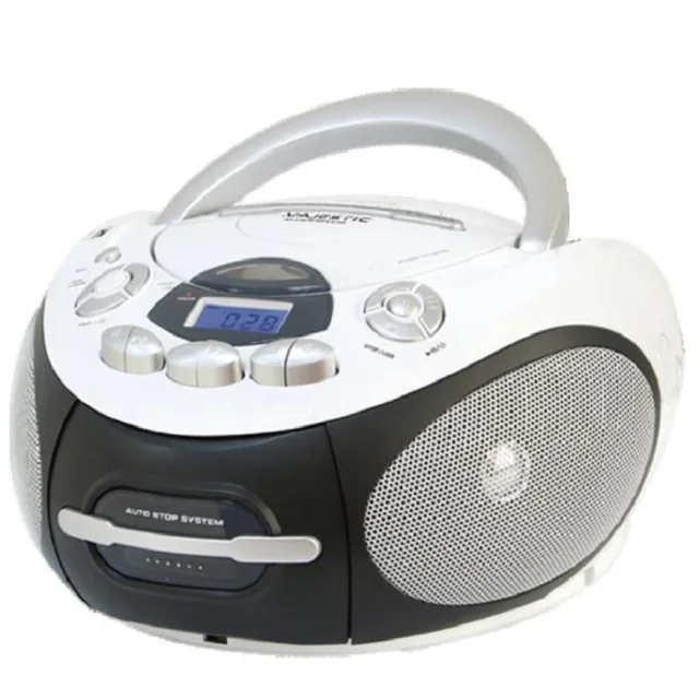 New Majestic AH-2387R MP3 USB Nero, Bianco Lettore CD personale