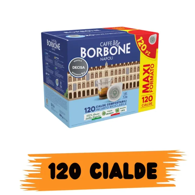 Borbone Caffe Cialde 44mm Nera 120pz PAL