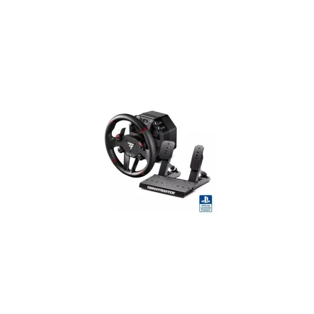 Thrustmaster T598-P Nero, Rosso USB Sterzo + Pedali Analogico/Digitale PC, PlayStation 4, PlayStation 5