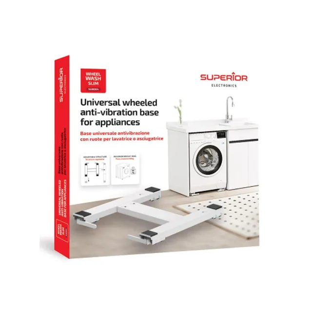 Superior Base con Ruote Lavatrici Antivibrazione SLW004