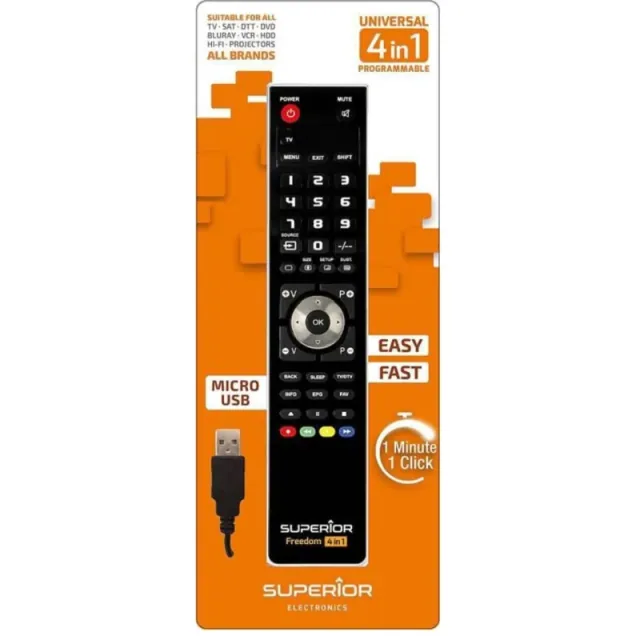 Superior Telec. Univ. Freedom 4in1 MicroUSB TUB003