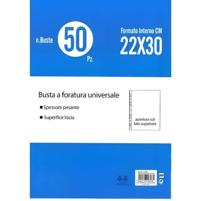 EcoPrice Busta ForaturaUniv. 22x30cm 1Cnf/50pz 50pz