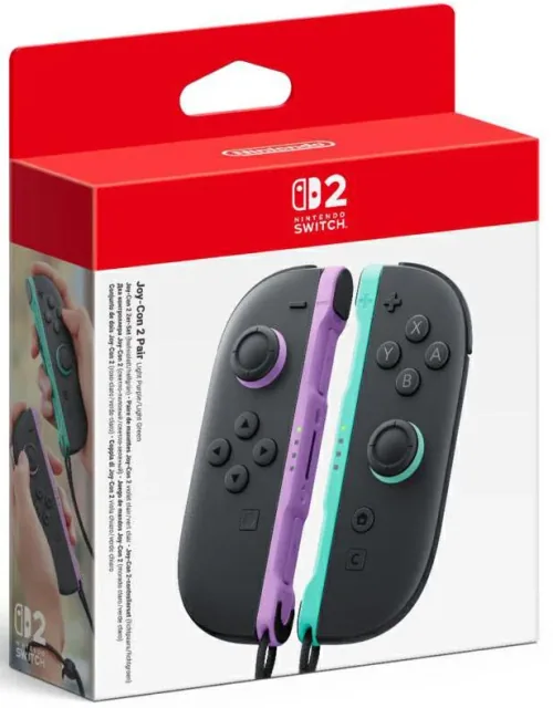 Switch2 Controller Joy-Con Coppia Viola Chiaro/Verde Chiaro