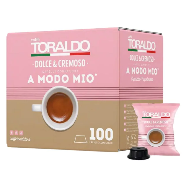 Toraldo Caffe Capsule A Modo Mio Dolce e Cremoso 100pz